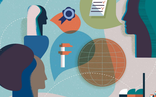 Die Illustrationen stellen die verschiedenen QI-Elemente dar.