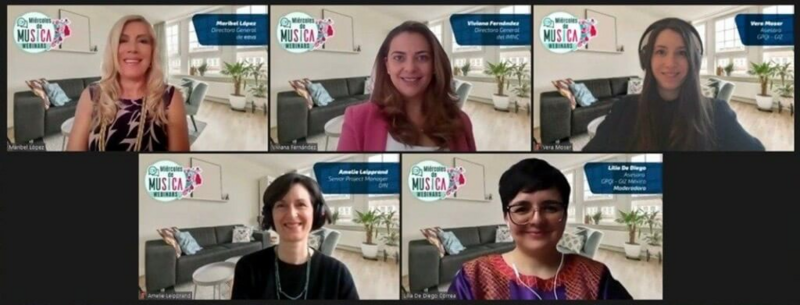 Expert*innen aus den Qualitätsinfrastruktur-Systemen (QI) in Deutschland und Mexiko nehmen an einem Online-Seminar teil.